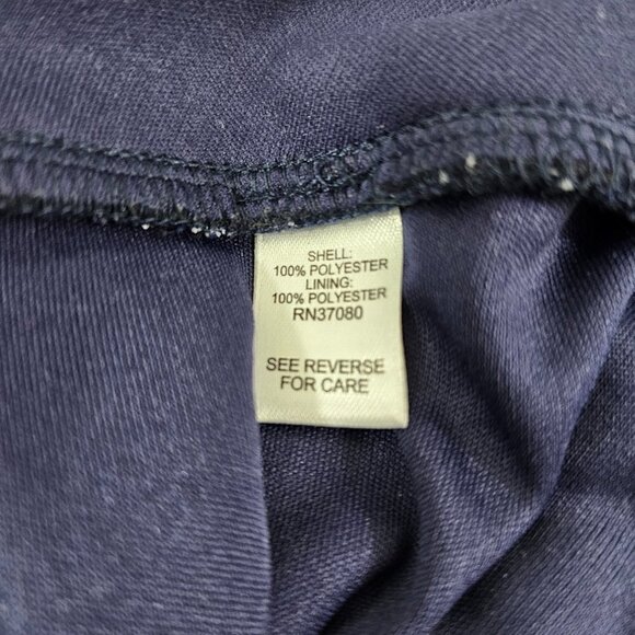 Cato Women’s Blue Slip Lined Chevron Pattern A-Line Skirt Size 18W - Picture 8 of 14